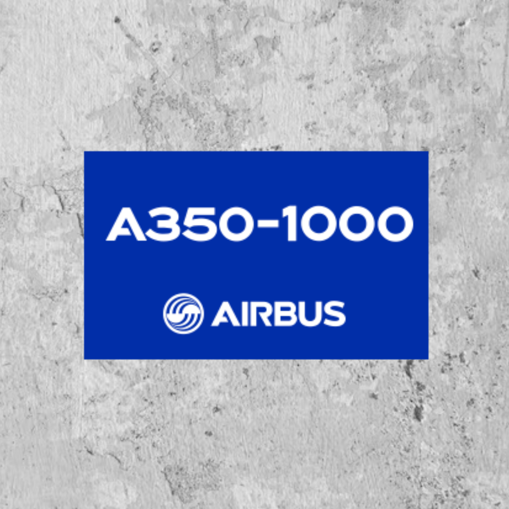 RBF 現貨 A350-1000 sticker 9.5x5.7cm 貼紙 S-A35K 全球免運 Free Shipping Worldwide