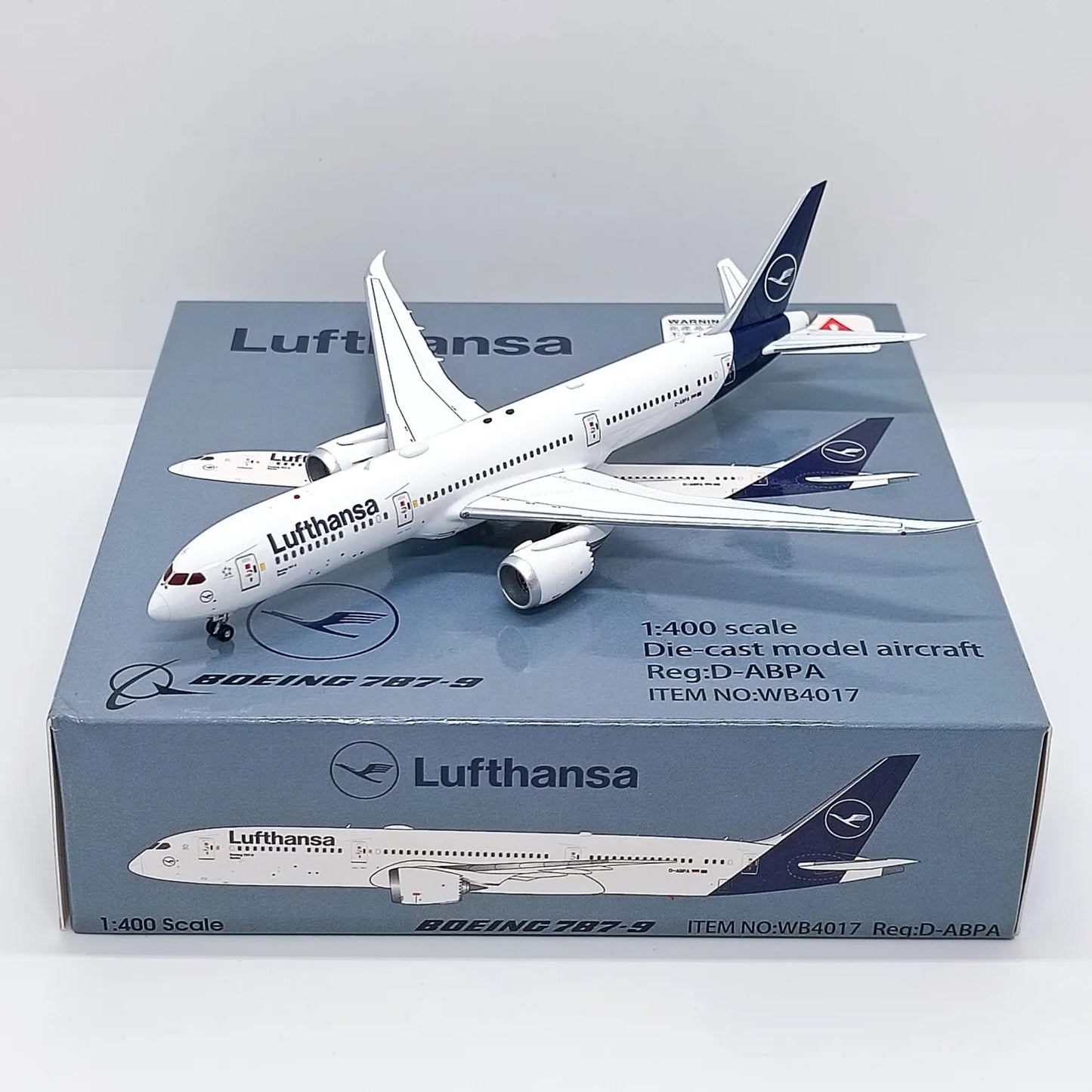 RBF絕版 IF 金屬 1:400 LUFTHANSA 787-9 D-ABPA WB4017 *kostenloser Versand* 全球免運費