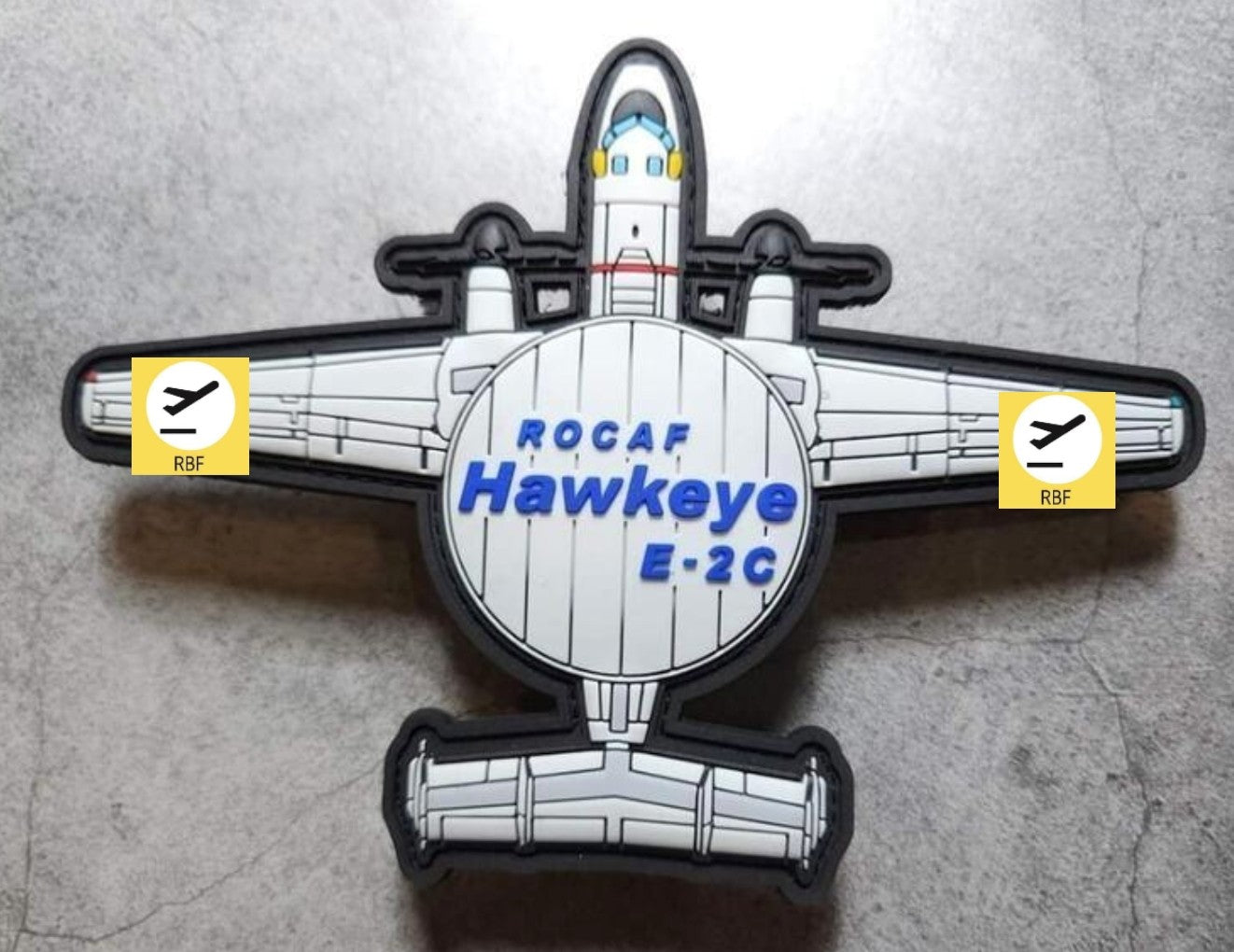 RBF絕版  E-2C HAWKEYE PVC PATCH 臂章  ARM330-E2 *free shipping* 全球免運費