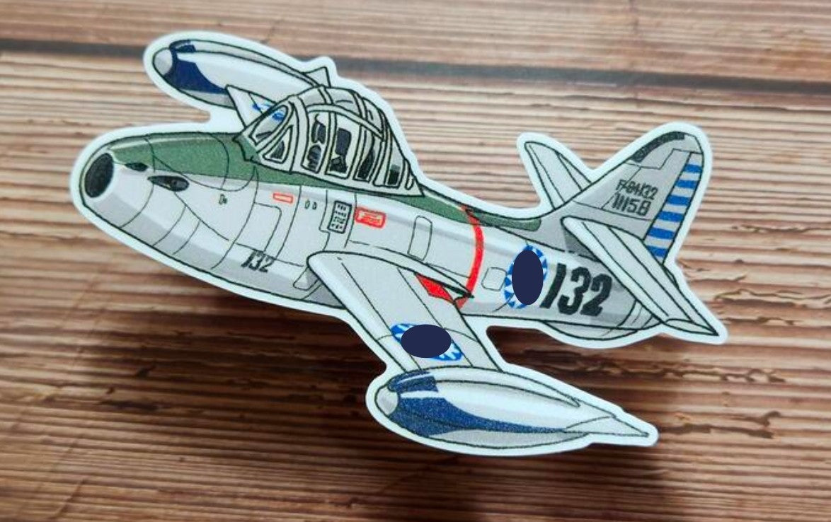 RBF現貨  Mr.Dom F-84 PVC sticker 貼紙 S35-F84 *free shipping* 全球免運費