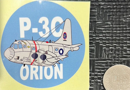 RBF現貨  ROCN P-3C 7CM STICKER 貼紙 P30-P3C *free shipping* 全球免運費