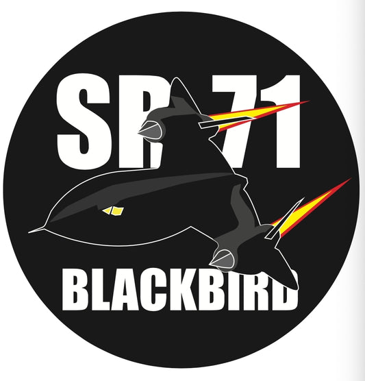 RBF現貨  SR-71 7CM STICKER 貼紙 S-C-SR71 *free shipping* 全球免運費