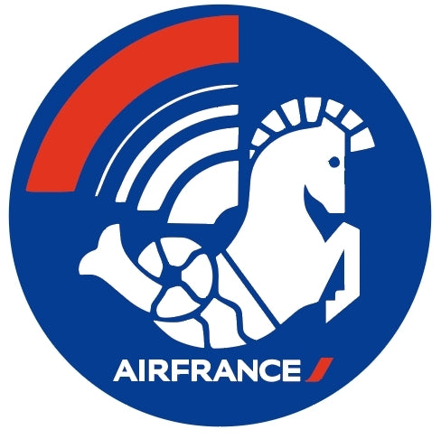 RBF現貨   AIR FRANCE 7CM STICKER 貼紙 S-C-AF *free shipping* 全球免運費