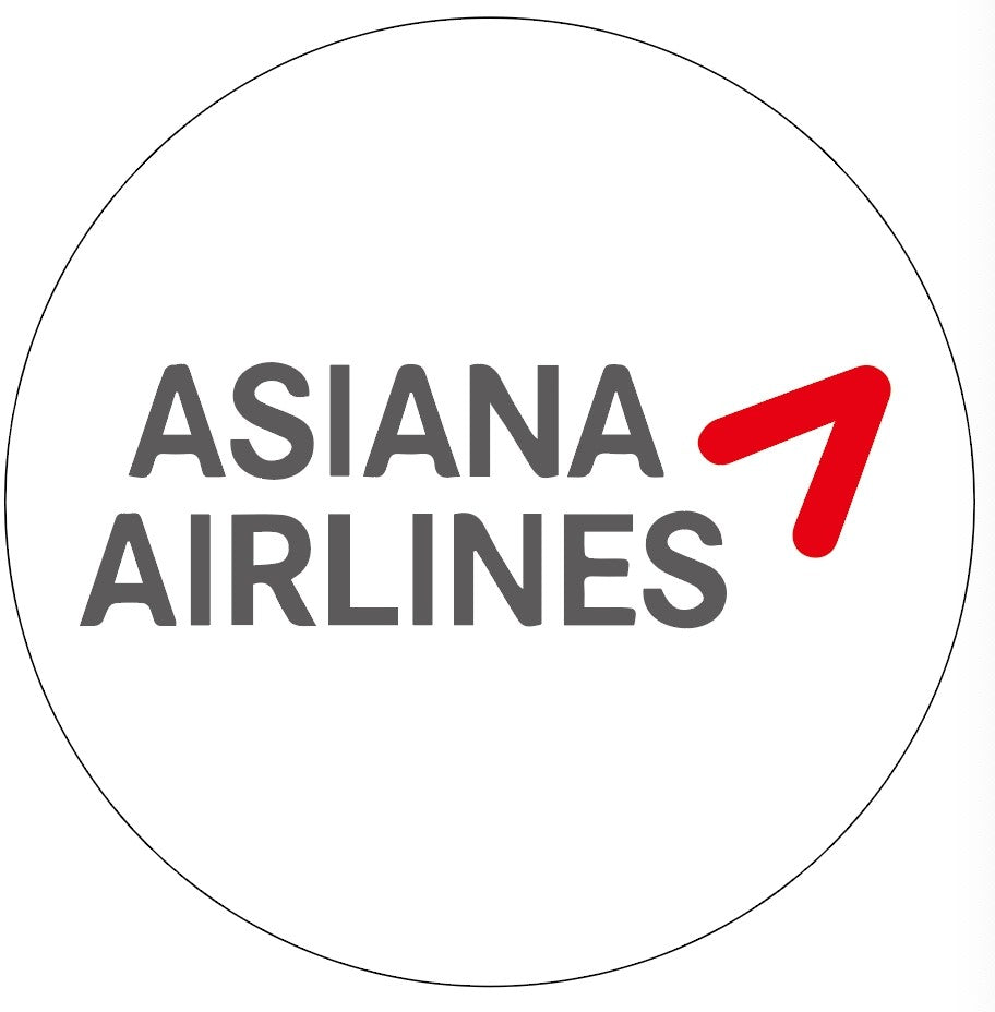 RBF現貨   ASIANA 7CM STICKER 貼紙 S-C-OZ *free shipping* 全球免運費