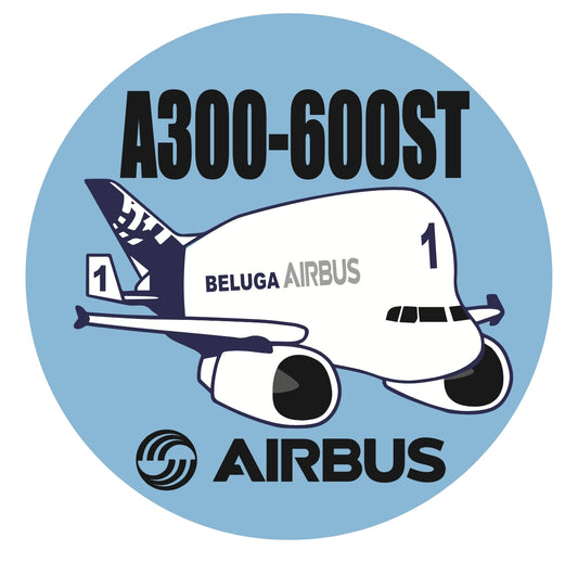 RBF現貨  AIRBUS BELUGA 7CM STICKER 貼紙 S-C-BELUGA *free shipping* 全球免運費