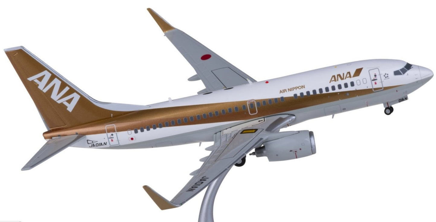 RBF絕版 JC 金屬 1:200 ANA 737-700 Gold JA01AN EW2737001 *free shipping* 全球免運費