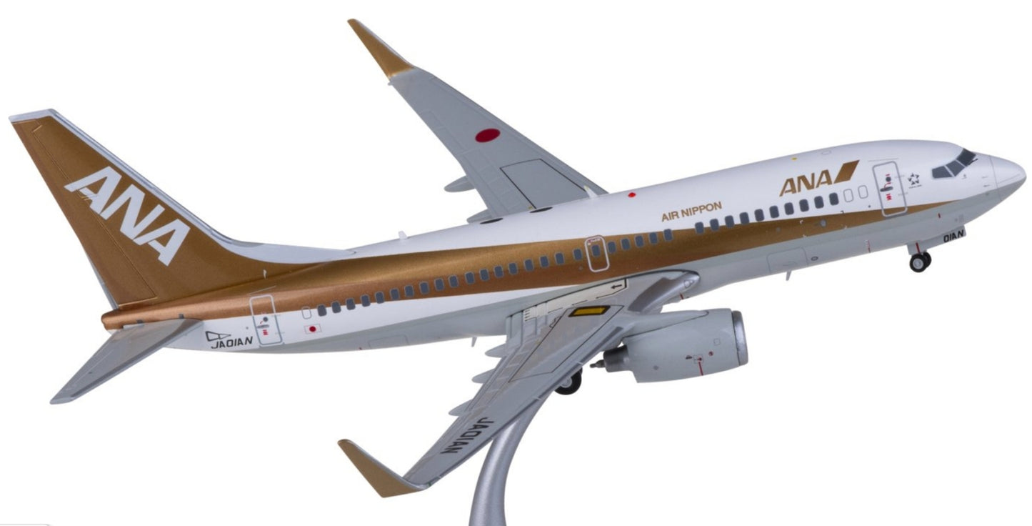 RBF絕版 JC 金屬 1:200 ANA 737-700 Gold JA01AN EW2737001 *free shipping* 全球免運費