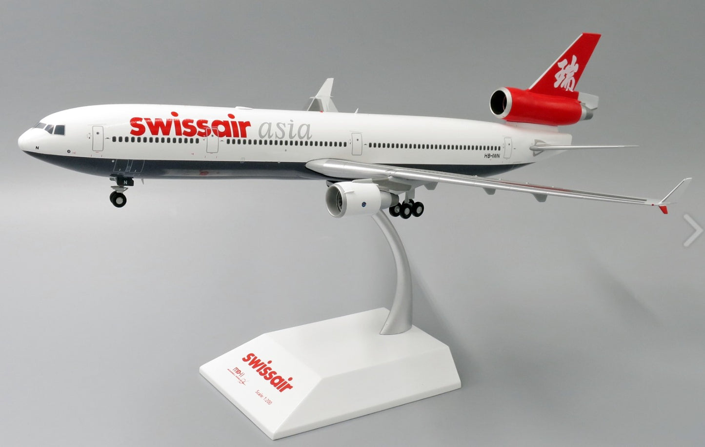 RBF絕版 JC 金屬 1:200 SWISS Asia MD-11 HB-IWN LH2147 *free shipping* 全球免運費