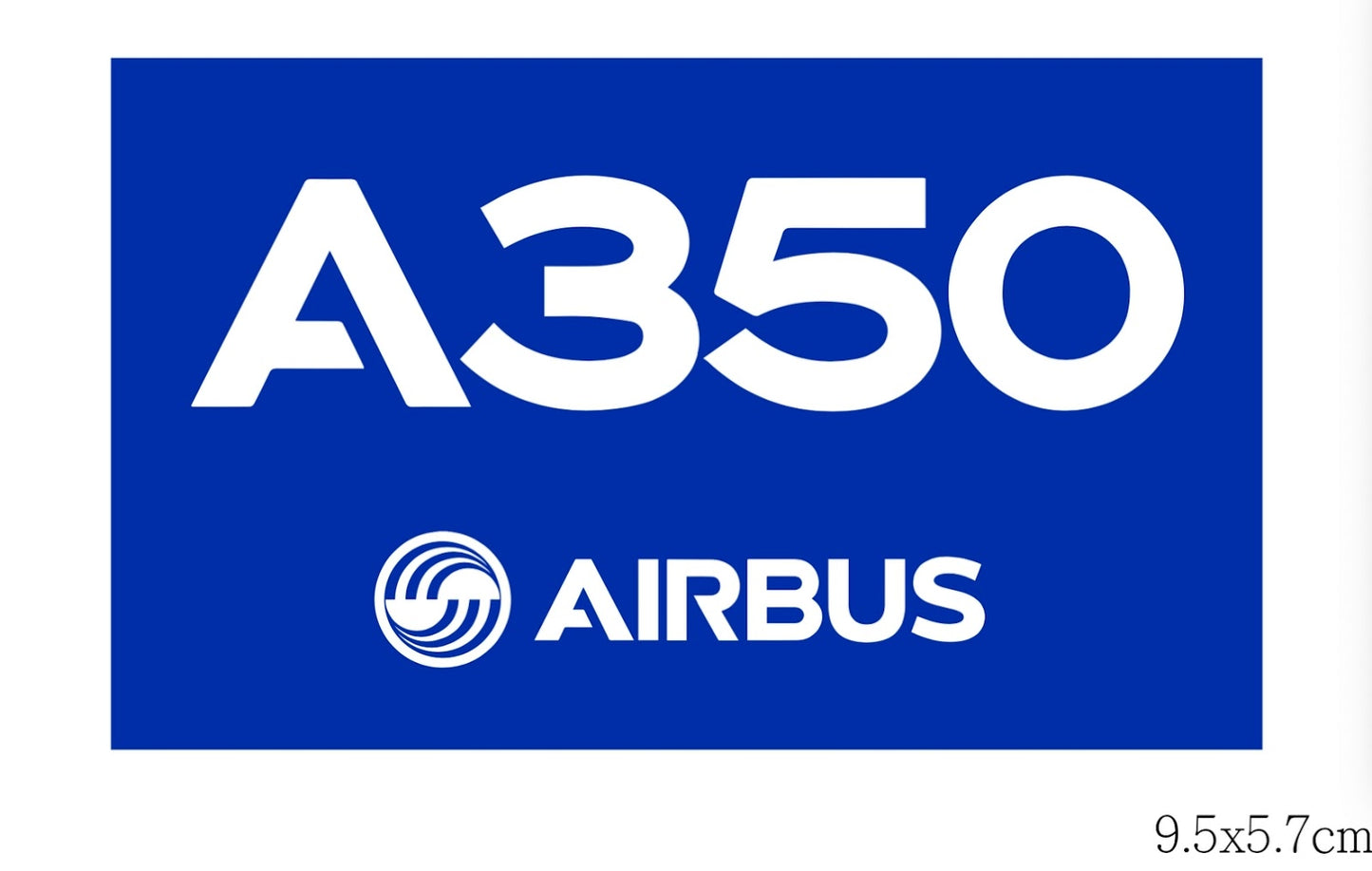 RBF現貨  A350 9.5X5.7CM STICKER 貼紙 S-A350 *free shipping* 全球免運費
