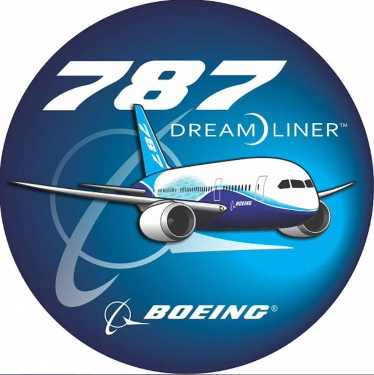 RBF現貨  787 DREAMLINER 10CM STICKER 貼紙 S-C-787DL *free shipping* 全球免運費