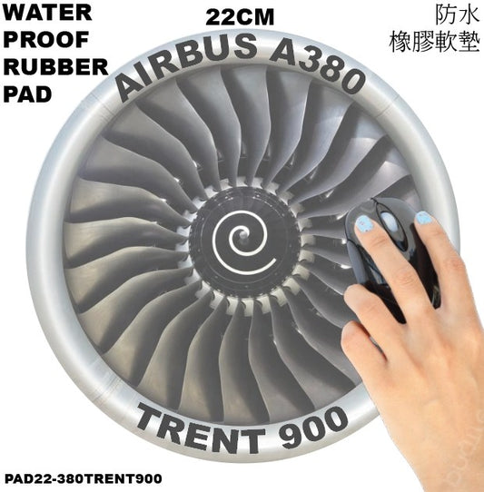 RBF絕版  Airbus A380 TRENT 900 22cm pad 軟墊 PAD22-380TRENT900 *free shipping* 全球免運費
