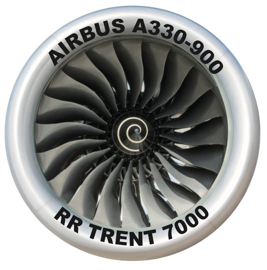 RBF現貨  A330-900 TRENT 7000 10CM STICKER 貼紙 S-C-339TRENT7K *free shipping* 全球免運費