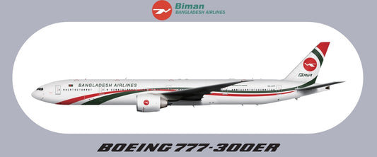 RBF現貨  BANGLADESH 777-300ER STICKER 20x8.8c S-R-77W-BG *free shipping* 全球免運費