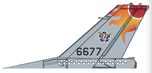 RBF現貨  ROCAF 6677 STICKER 10CM 貼紙 S-T-TW6677 *free shipping* 全球免運費