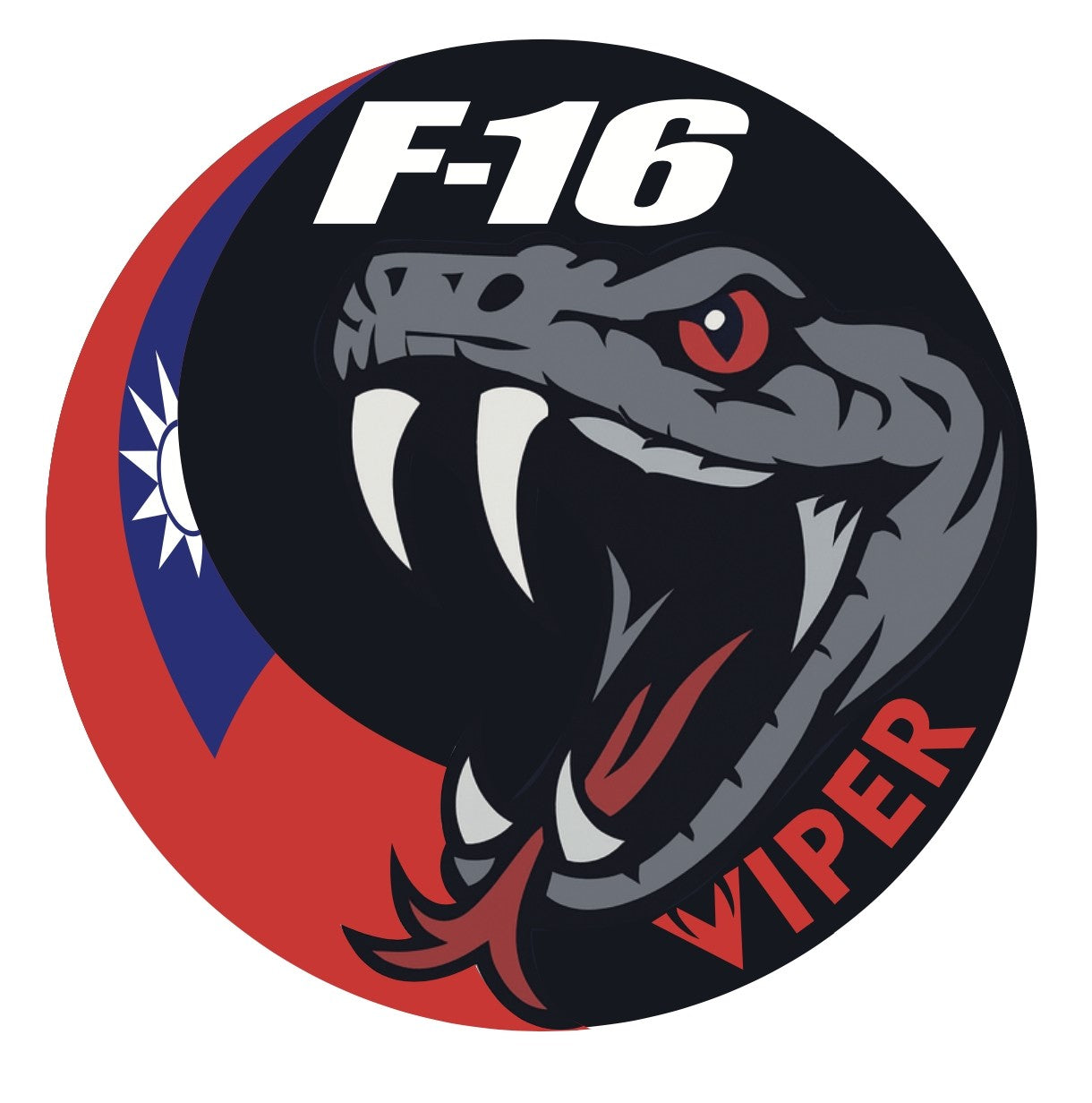 RBF現貨  ROCAF F-16V STICKER 10CM 貼紙 S-LGRC16V *free shipping* 全球免運費