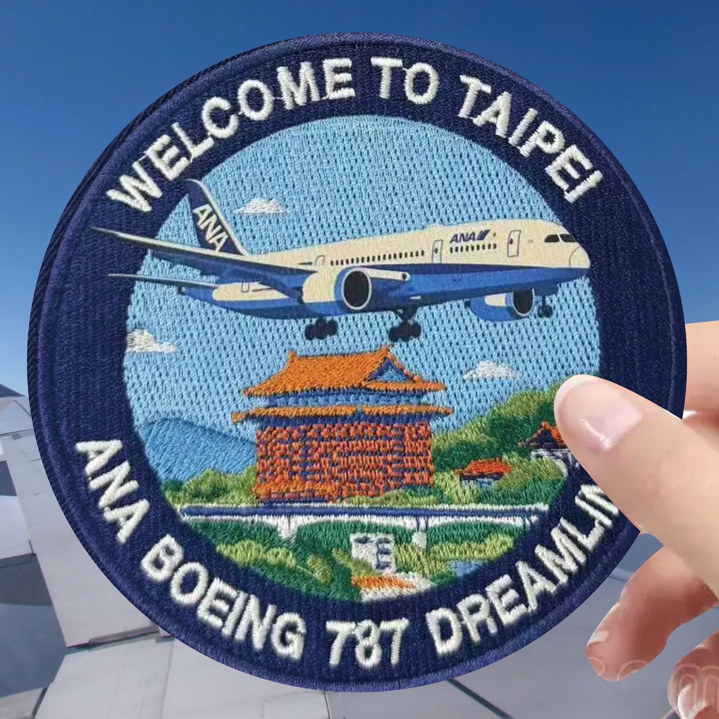 RBF 現貨 TAIPEI ANA 787 patch 9cm 臂章 ARM9-WTAB7 全球免運 Free Shipping Worldwide