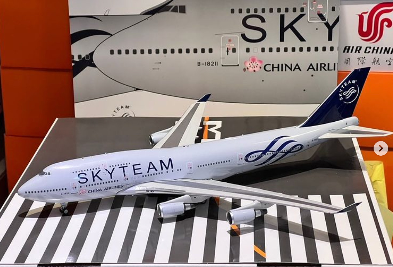 RBF現貨 ALB 金屬 1:200 CHINA AIRLINES 747-400 B-18211 ALB2CI211 *free shipping* 全球免運費