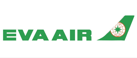 RBF現貨  Logo EVA AIR 20X8.8CM STICKER 貼紙 S-R-EVA *free shipping* 全球免運費