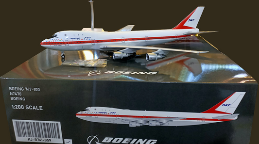 RBF現貨 JC 金屬 1:200 World's First 747 N7470 KJ-B741-059 *free shipping* 全球免運費