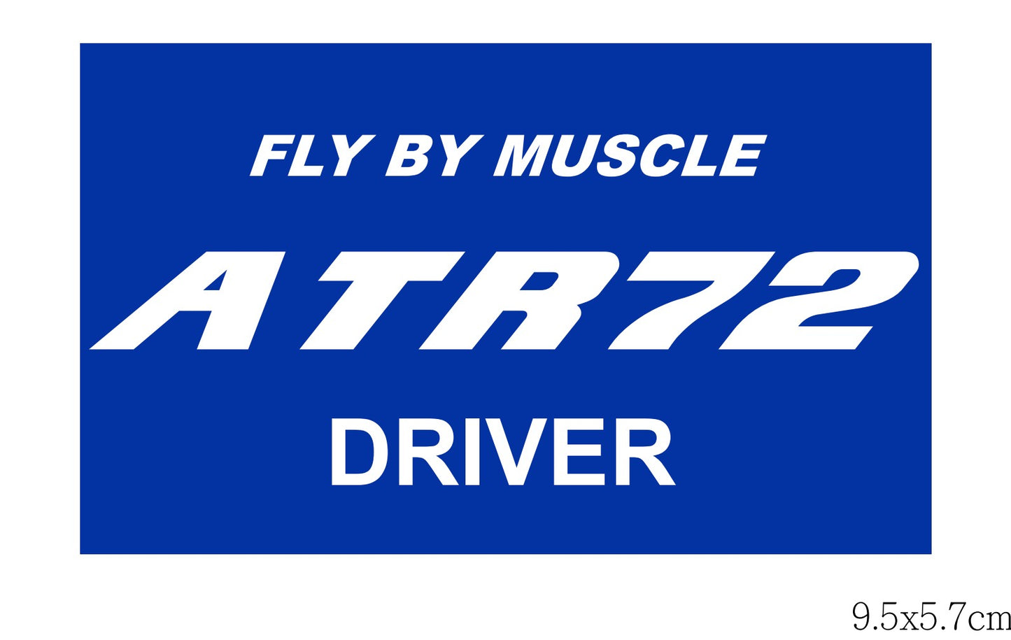 RBF現貨  ATR72 9.5x5.7CM STICKER 貼紙 S-ATR72 *free shipping* 全球免運費