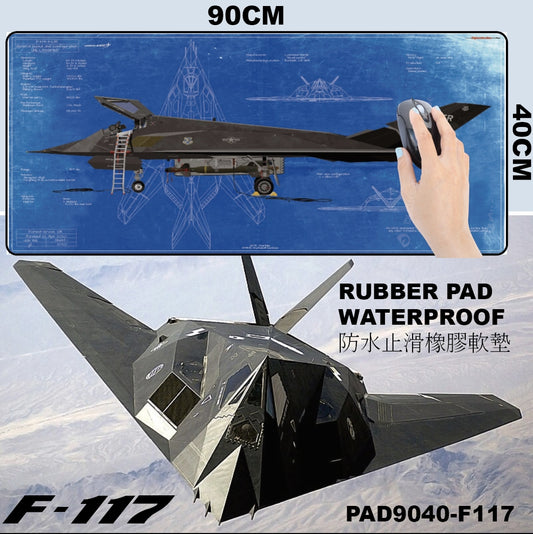 RBF絕版  F-117 DESK PAD 90x40cm 桌墊 PAD9040-F117 *free shipping* 全球免運費