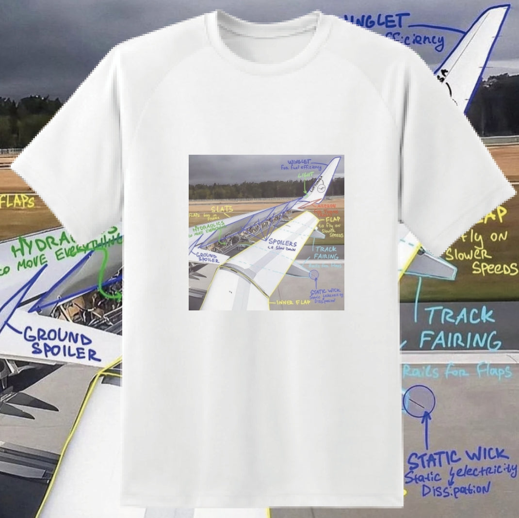 RBF絕版  WING T-SHIRT L T-WING-L *free shipping* 全球免運費