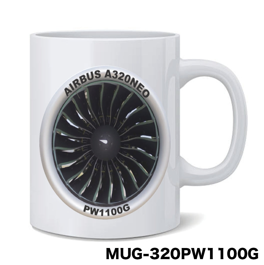 RBF絕版  A320 PW1100G MUG 馬克杯 MUG-320PW1100G *free shipping* 全球免運費