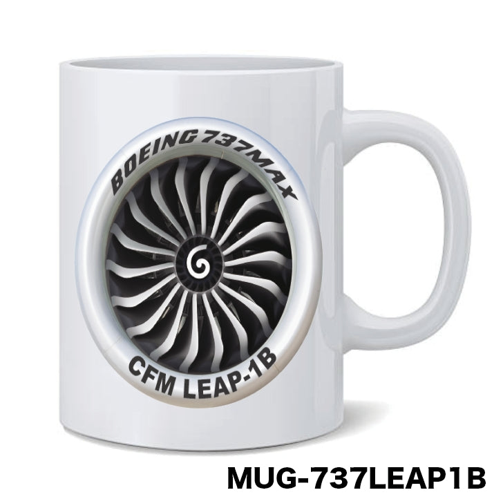 RBF絕版  737 MAX LEAP-1B MUG 馬克杯 MUG-737LEAP1B *free shipping* 全球免運費