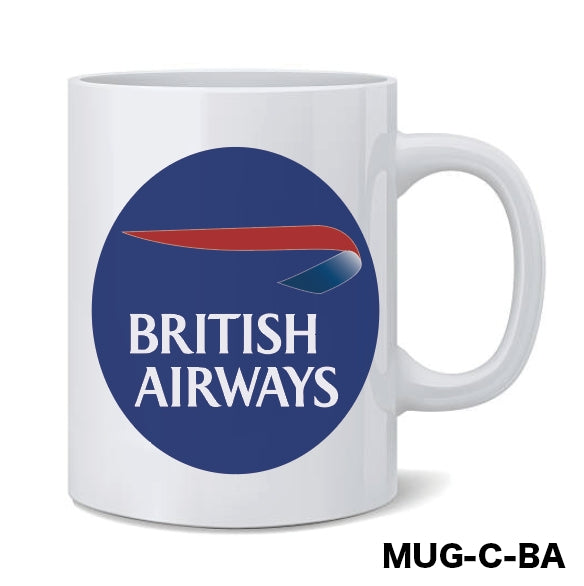 RBF絕版  BRITISH AIRWAYS MUG 馬克杯 MUG-C-BA *free shipping* 全球免運費