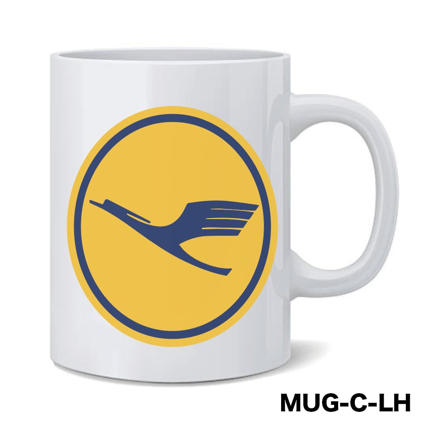 RBF絕版  LUFTHANSA MUG 馬克杯 MUG-C-LH *free shipping* 全球免運費