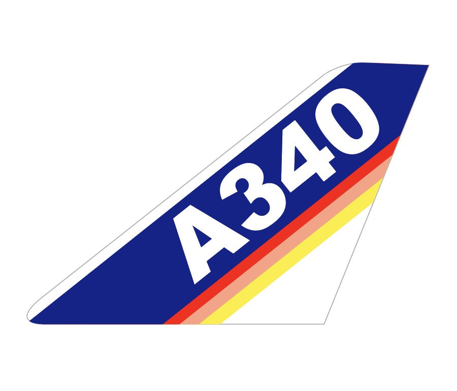 RBF現貨  A340 Sticker 10CM 貼紙 S-T-A340 *free shipping* 全球免運費