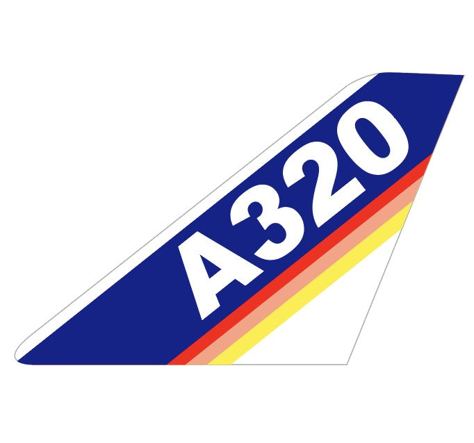 RBF現貨  A320 Sticker 10CM 貼紙 S-T-A320 *free shipping* 全球免運費