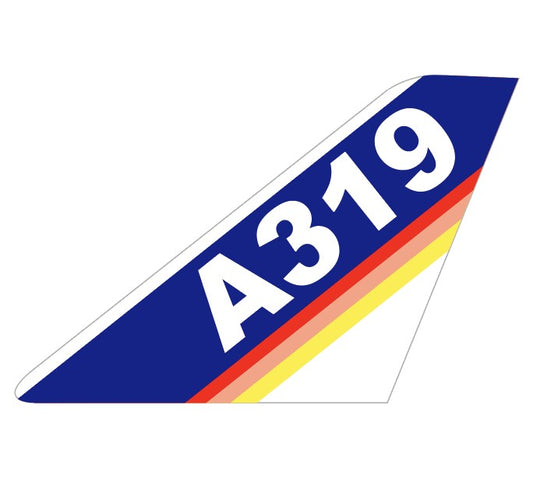 RBF現貨  A319 Sticker 10CM 貼紙 S-T-A319 *free shipping* 全球免運費