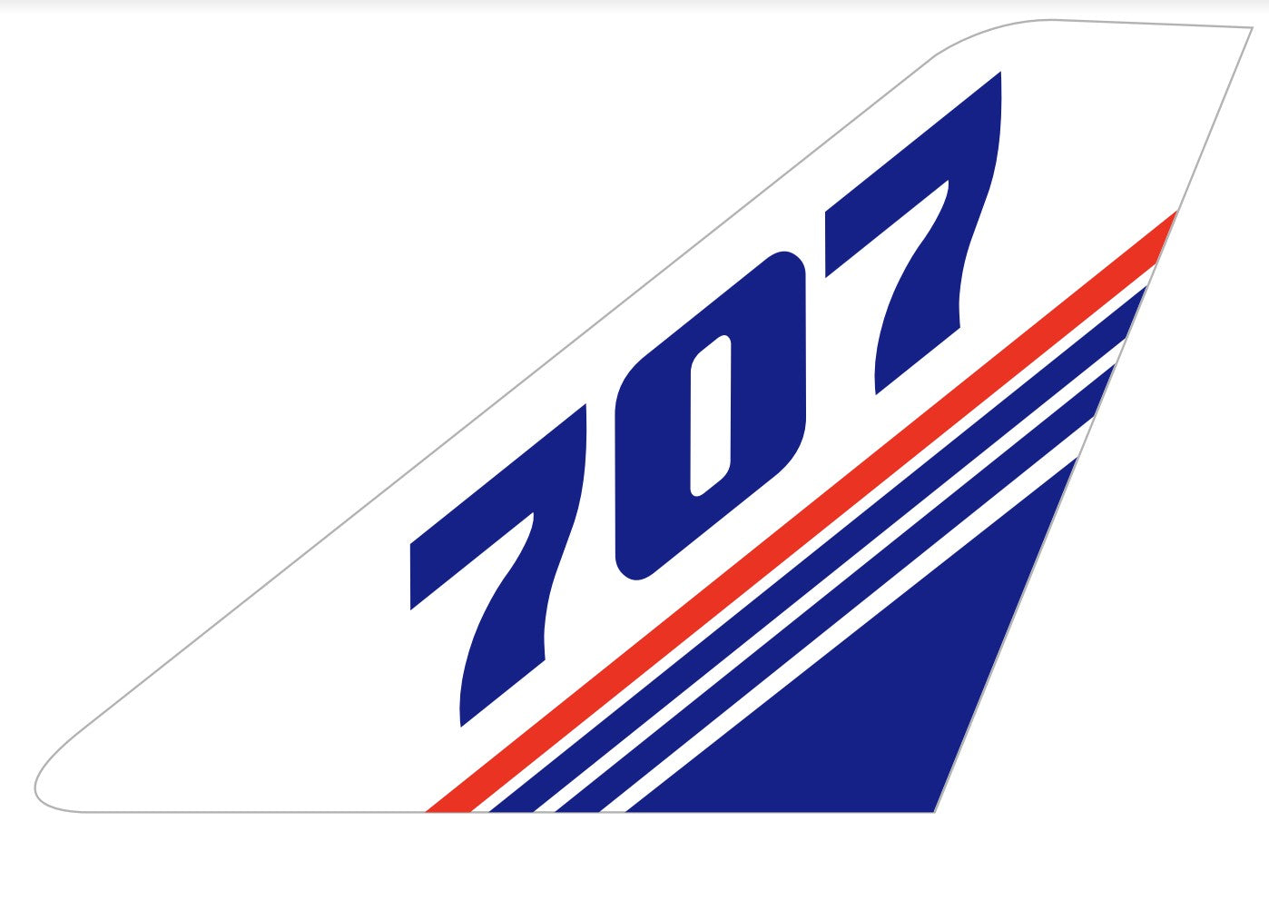 RBF現貨  707 Sticker 10CM 貼紙 S-T-707 *free shipping* 全球免運費