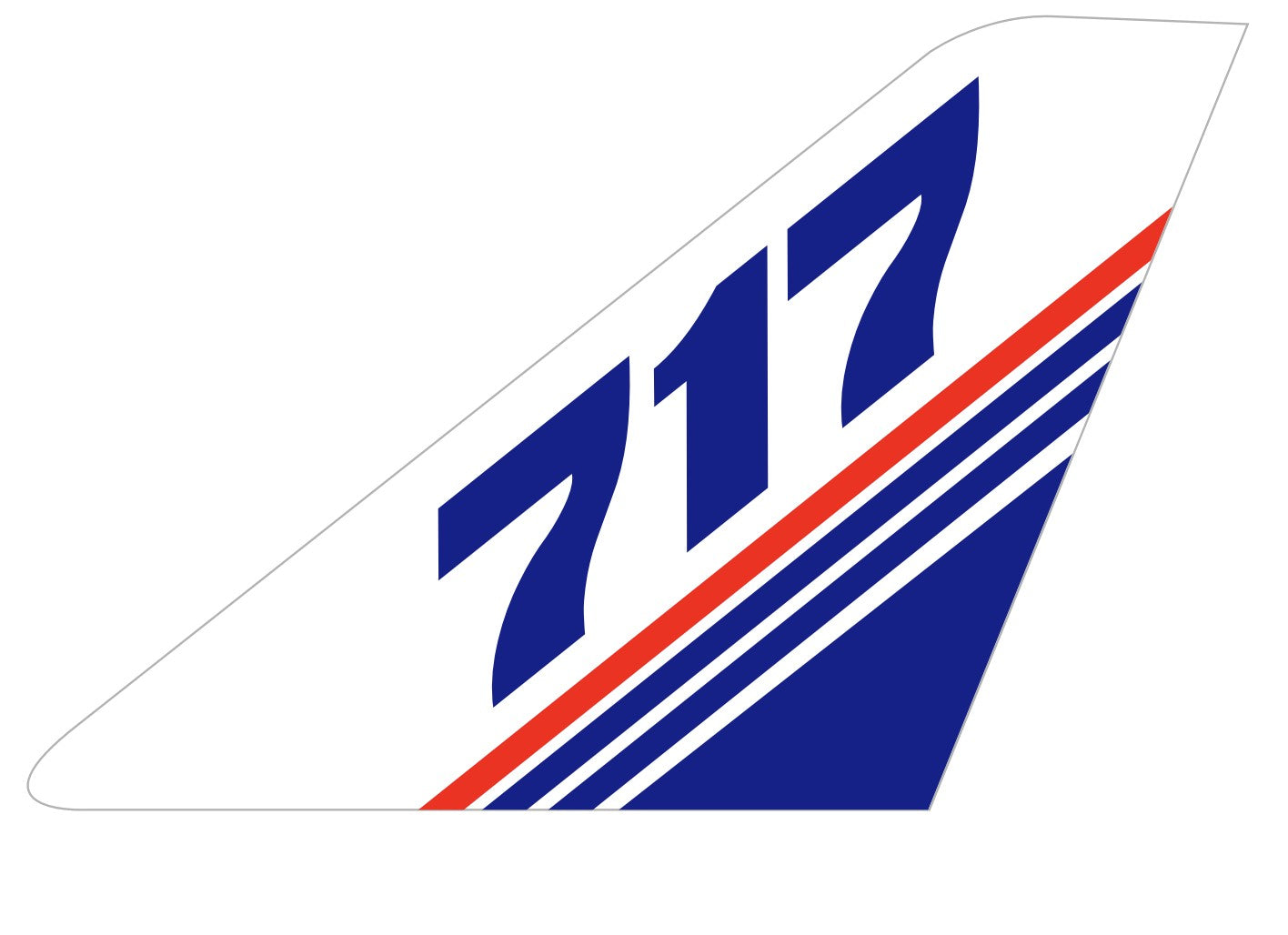 RBF現貨  717 Sticker 10CM 貼紙 S-T-717 *free shipping* 全球免運費