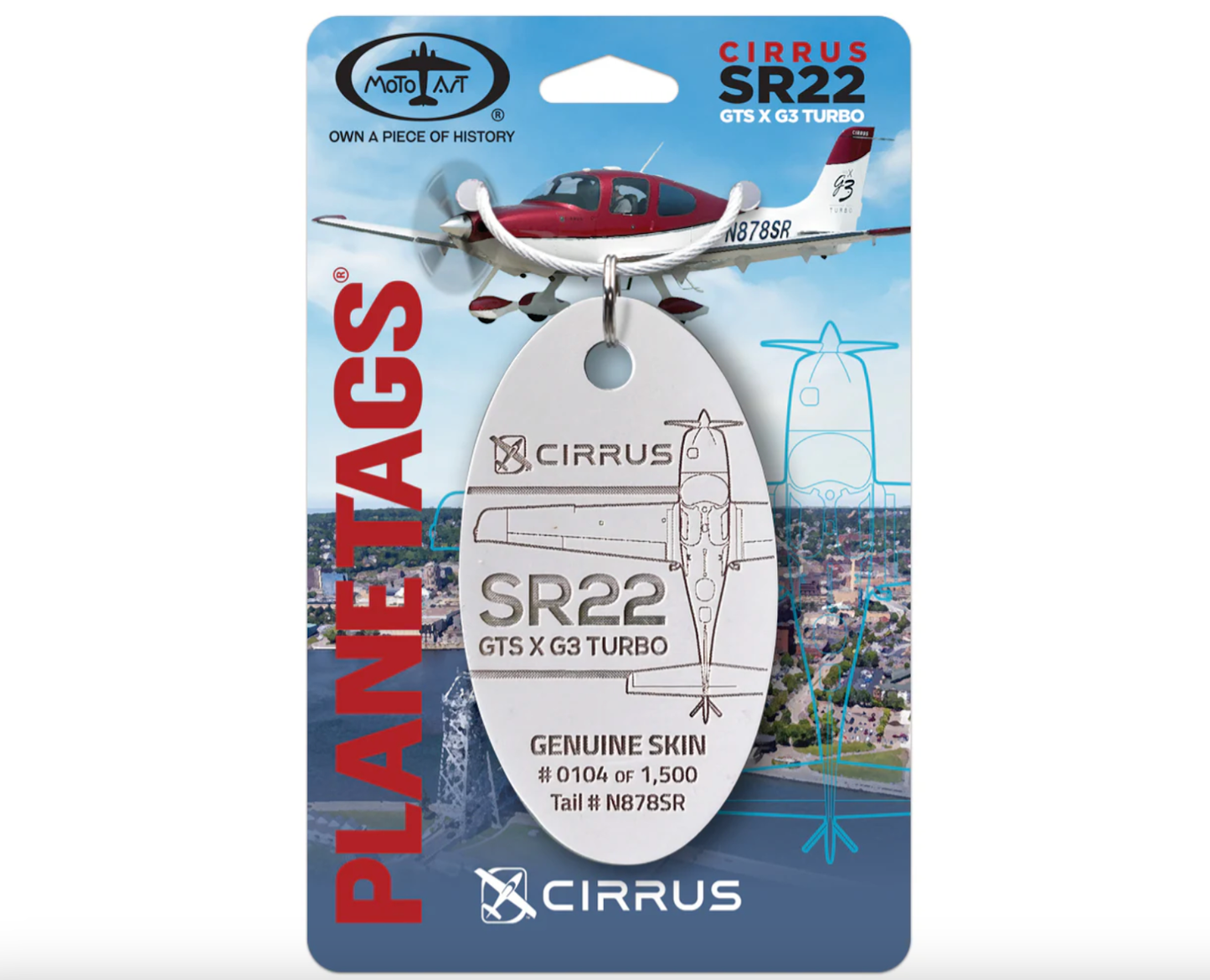 RBF絕版  PLANETAGS SR-22 721352897901 *free shipping* 全球免運費