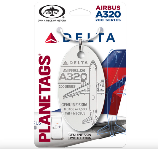 RBF絕版  PLANETAGS A320 DELTA 721352897857 *free shipping* 全球免運費