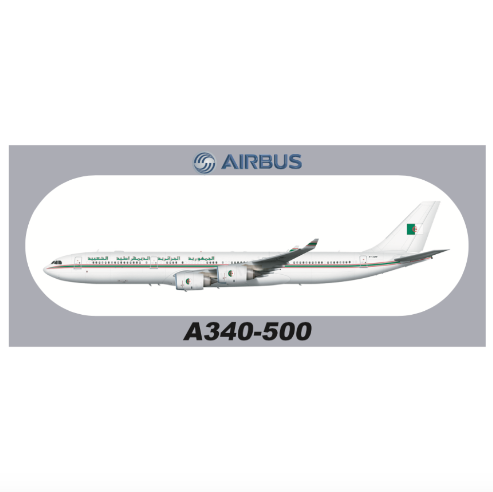 RBF現貨  ALGERIAN A340-500 20X8.8CM STICKER 貼 S-R-A345-7T *free shipping* 全球免運費