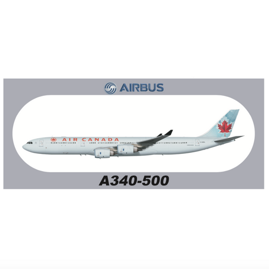RBF現貨  CANADA A340-500 20X8.8CM STICKER 貼紙 S-R-A345-AC *free shipping* 全球免運費