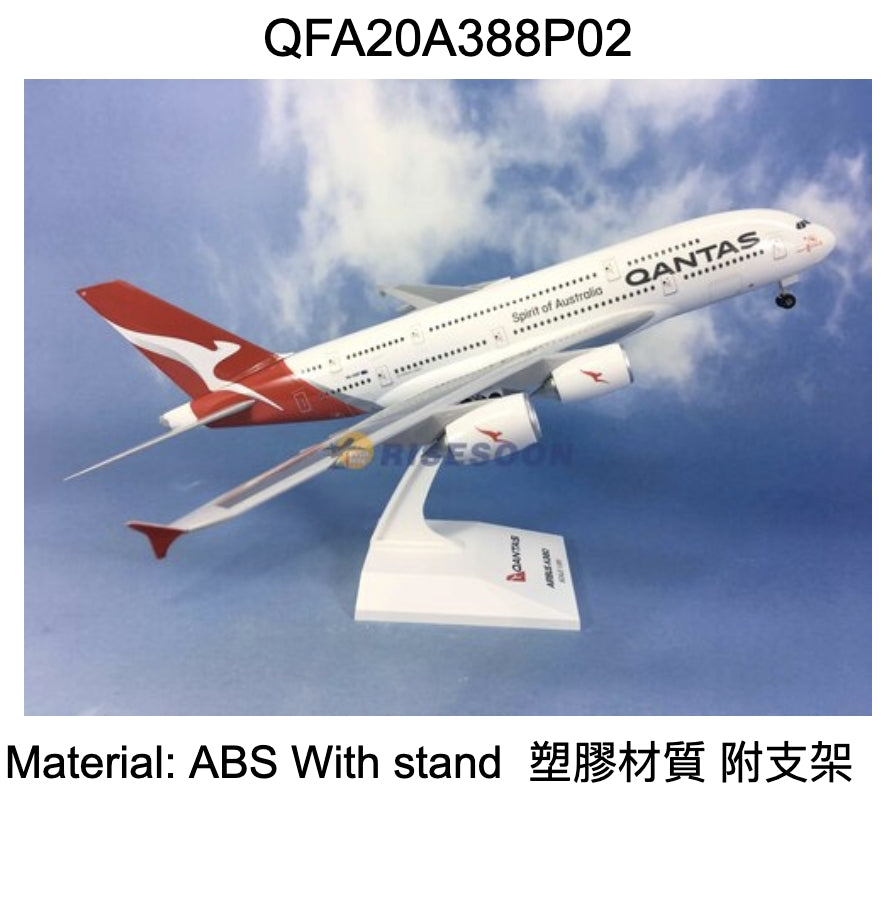 RBF絕版  SKYMARK 1/200 QANTAS A380 QFA20A388P02 *free shipping* 全球免運費