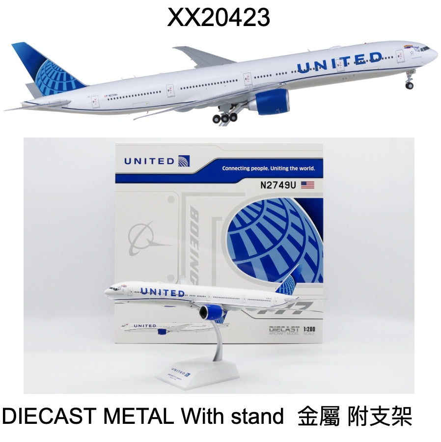 RBF絕版 JC 金屬 1/200 United 777-300ER Sydney World  XX20423 *free shipping* 全球免運費