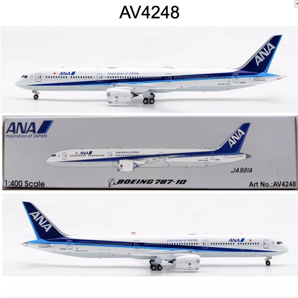 RBF現貨 AV 金屬 1/400 JA981A All Nippon 787-10  AV4248 *free shipping* 全球免運費