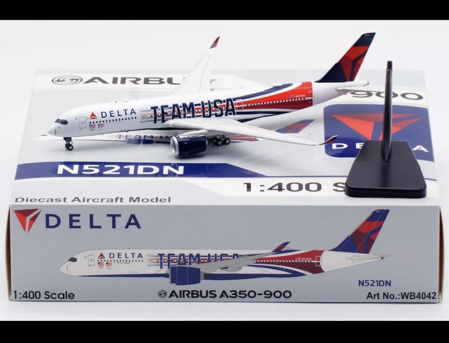 RBF現貨 IF 金屬 1/400 N521DN Delta A350-941 Team USA WB4042 *free shipping* 全球免運費