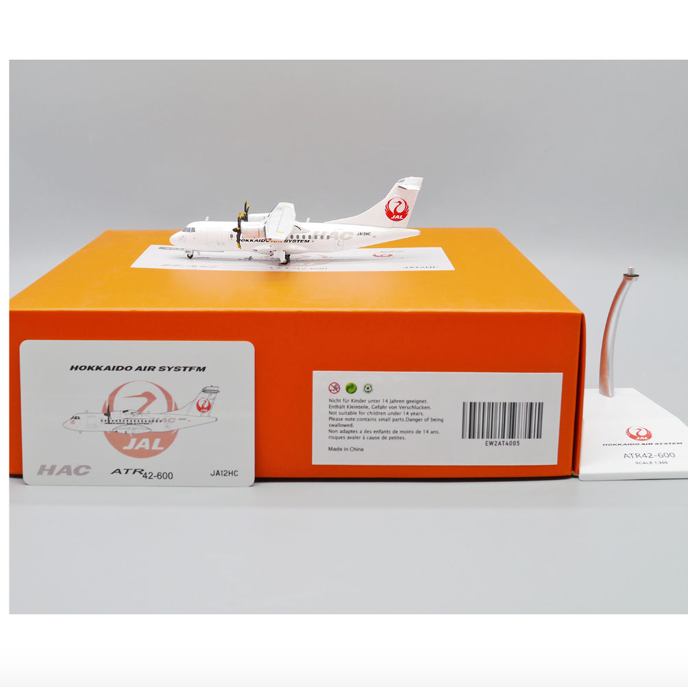 RBF絕版 JC 金屬 1/200 Hakkaido System ATR42-600 JA12 EW2AT4005 *free shipping* 全球免運費