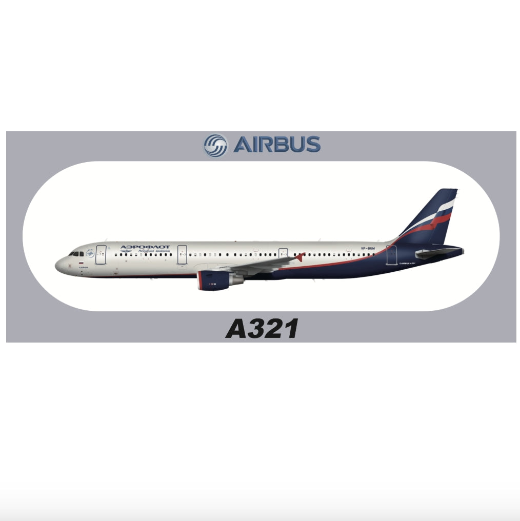 RBF-Aufkleber A321 AEROFLOT 20 x 8,8 cm Aufkleber für SR-A321-BUM *kostenloser Versand* Jetzt verfügbar