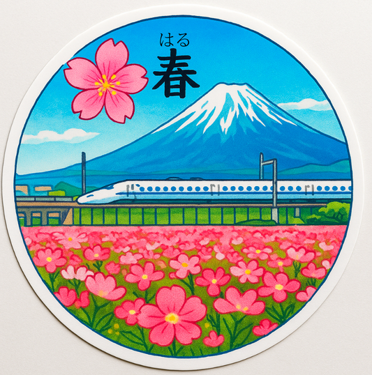 RBF現貨  JR Shinkansen sticker 10cm 貼紙 S-HARUSKS *free shipping* 全球免運費