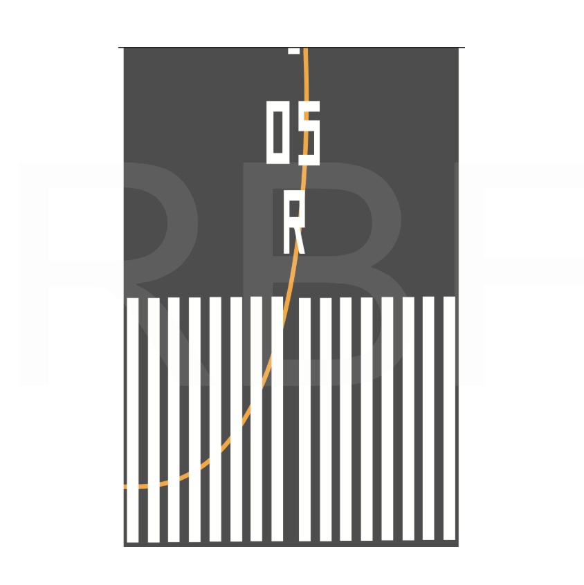 RBF現貨  1:400 RUNWAY 05R 跑道 A4 RWY05R-A4 *free shipping* 全球免運費