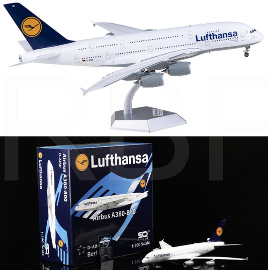 RBF絕版 SQ 金屬 1:200 Lufthansa A380 D-AIMI L2079 *free shipping* 全球免運費