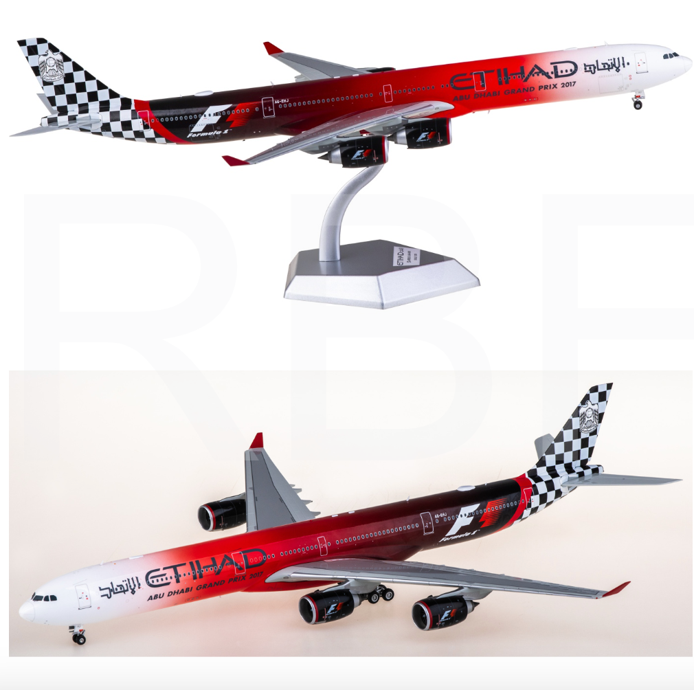 „RBF絕版 SQ 金屬 1:200 Etihad A340-600 A6-EHJ L2173 *kostenloser Versand* 全球免運費“