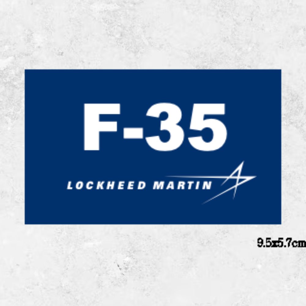 RBF 現貨 F-35 STICKER 9.5x5.7cm 貼紙 S-F35 全球免運 Free Shipping Worldwide